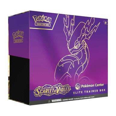 Scarlet and Violet (Base Set) Elite Trainer Box Miraidon POKEMON CENTER (Purple)