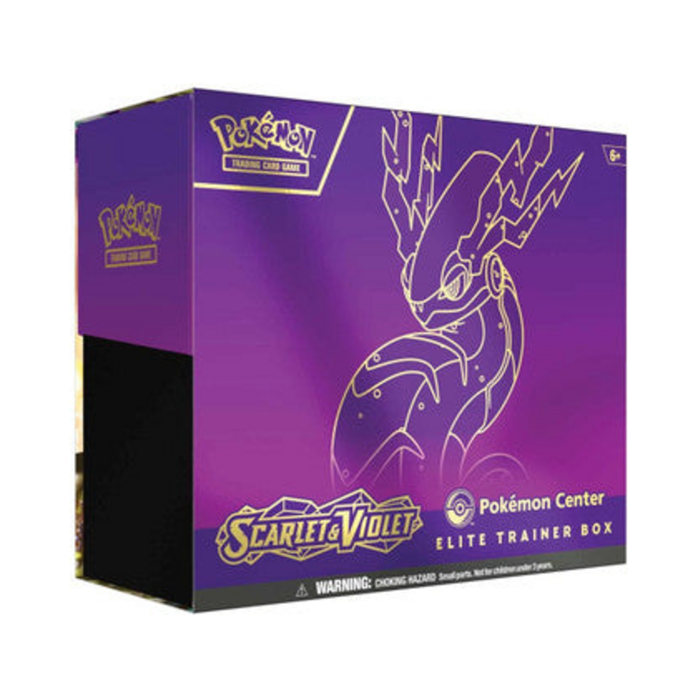 Scarlet and Violet (Base Set) Elite Trainer Box Miraidon POKEMON CENTER (Purple)