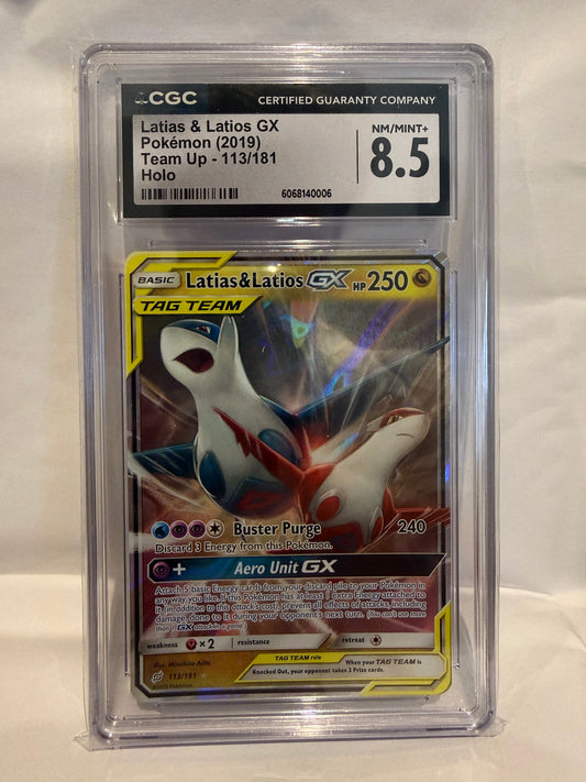 2019 Latias & Latios GX Team Up - 113/118 ( CGC )