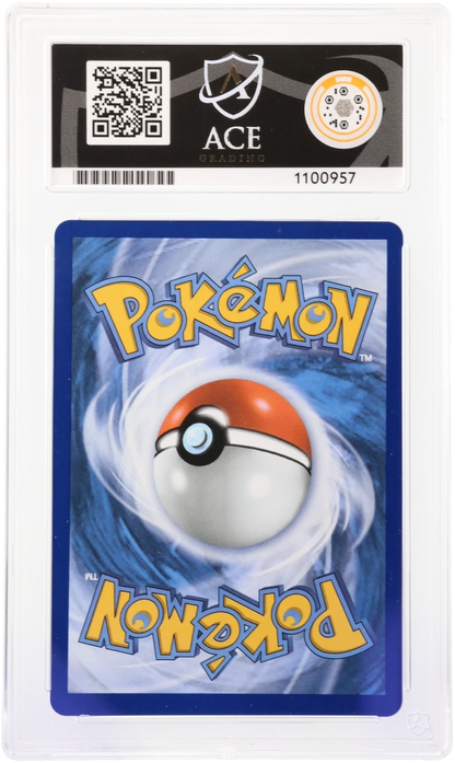 Pikachu ex ACE 10 certificate 1100957 back