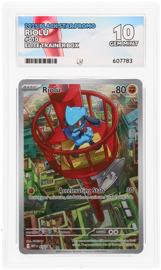 Riolu ACE certificate 607783 front