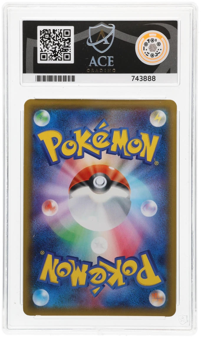 Salamence VMAX ACE 10 certificate 743888 back
