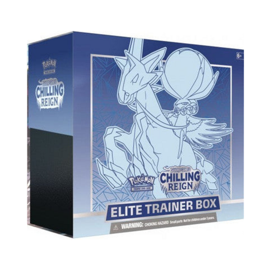 SWSH Chilling Reign Elite Trainer Box - Ice Rider Calyrex POKEMON CENTER (BLUE)