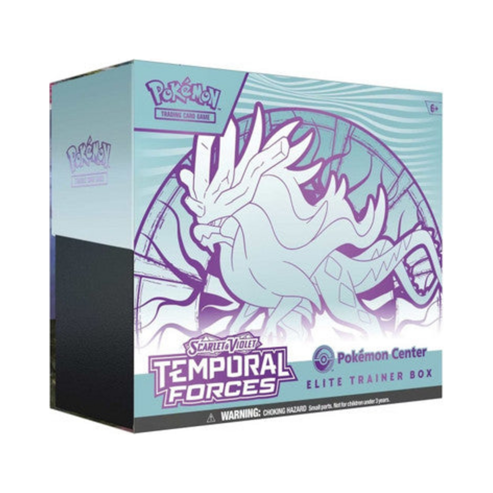 Scarlet and Violet Temporal Forces Elite Trainer Box Walking Wake (Blue & Purple)