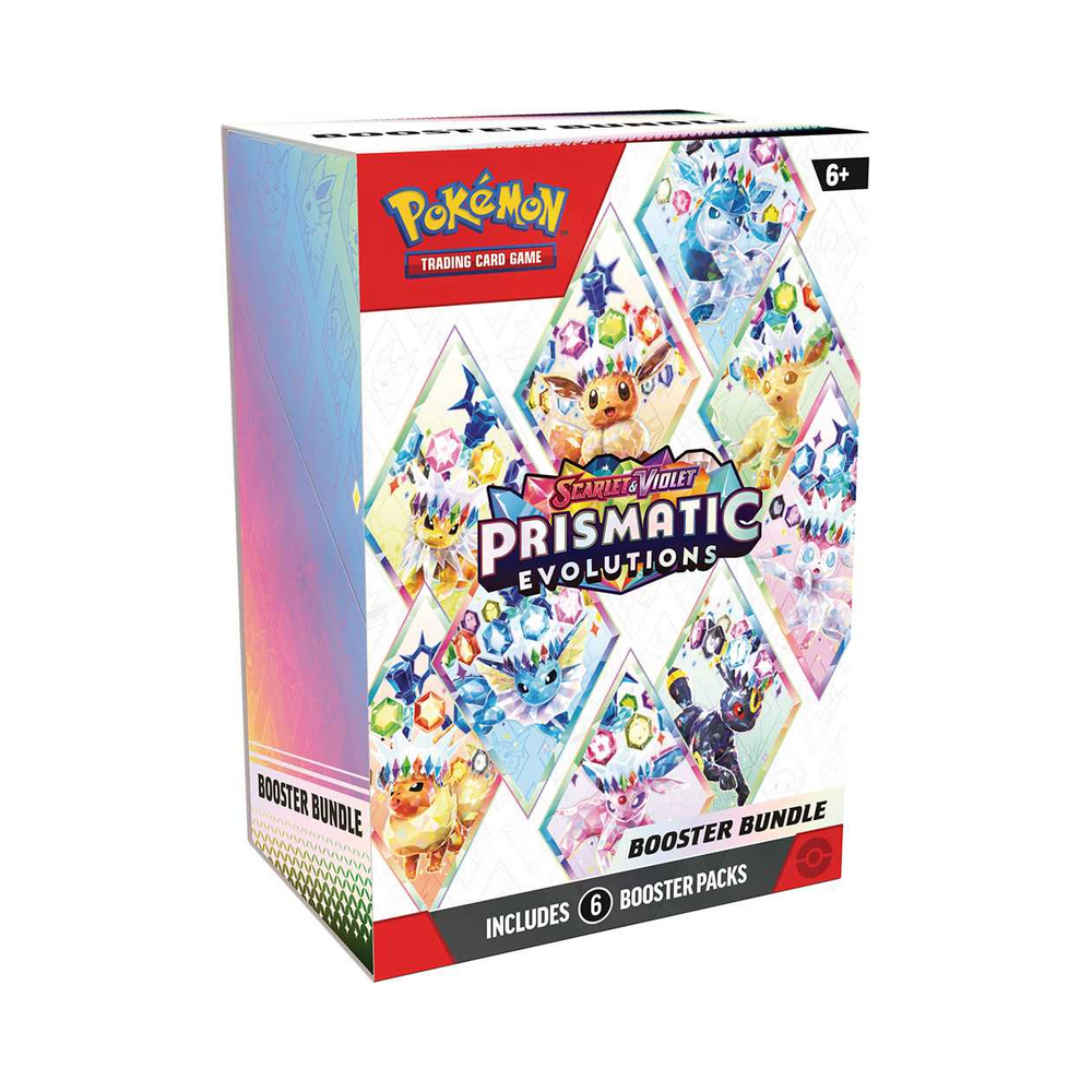 Pokémon TCG: Prismatic Evolutions Booster Bundle (6 Packs) – English