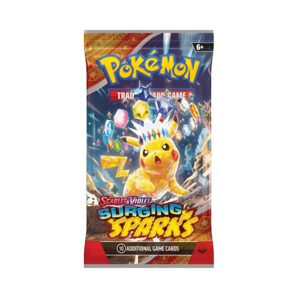 Pokémon TCG: Surging Sparks Booster Pack – English (Single Pack)