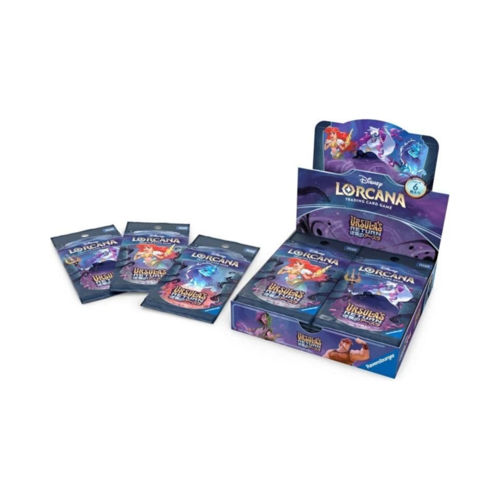 Disney Lorcana TCG: Ursula’s Return Booster Box (16 Packs) – Japanese