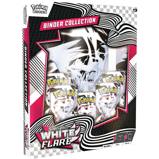 White Flare Binder Collection box